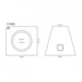 Closed cabinet Basser C1030 Black
