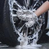 Purestar Double Twist Wheel Mitt Microfiber Wheel Wash Glove