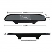 Universal monitor 4.3" integrated in the rear-view mirror TFT MIROR