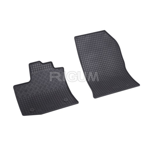 Rigum rubber car mats for Dacia Dokker 2 seats. (2013 -)