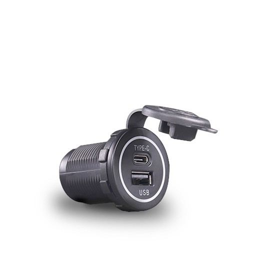 Built-in USB-A & USB-C charger, 5V, 4.2A MY1218