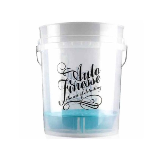Detailing bucket with protective insert Auto Finesse Clear Detailing Bucket