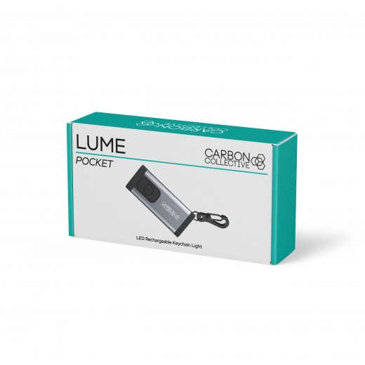 Carbon Collective Rechargeable LED Keychain Light - LUME Pocket