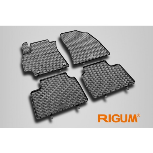 Rigum rubber car mats for Kia K4 (2026 -), K4 MHEV (2026 -)