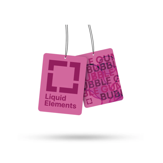 Hanging car air freshener Liquid Elements Air Freshener Bubblegum