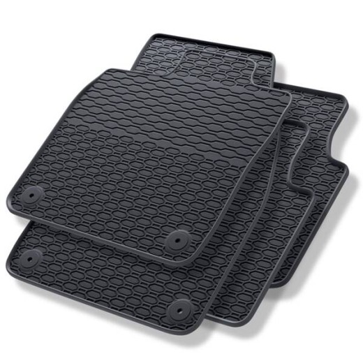 Geyer & Hosaja rubber car mats for Audi Q4 E-Tron (2021 ->) / Cupra Tavascan (2024 ->) / Skoda Enyaq (2020 ->) / Volkswagen ID.4 (2020 ->), ID.5 (2021 -> )