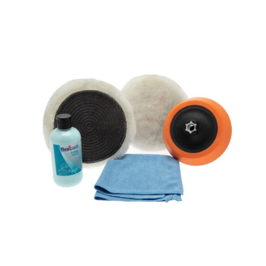 Flexipads 150mm Wool Polishing Kit