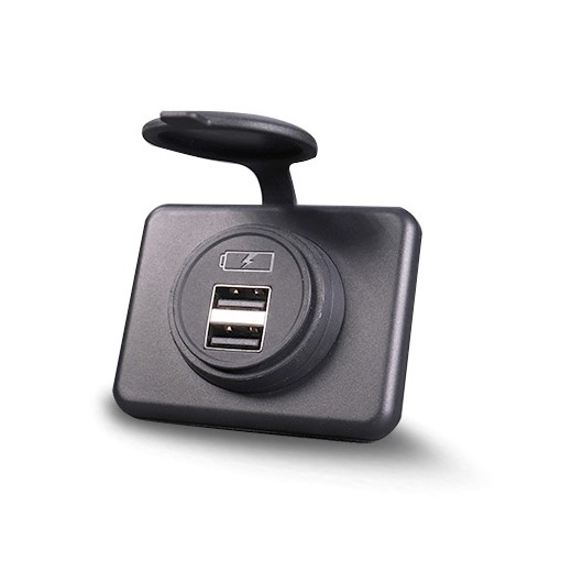 Charger USB-A 2x, built-in, 5V, 4.2A MY1236