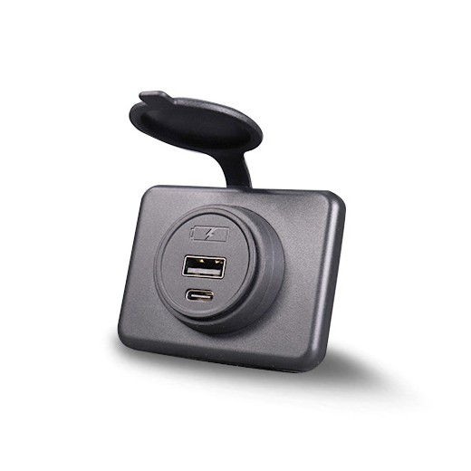 Built-in USB-A & USB-C charger, 5V, 4.2A MY1288