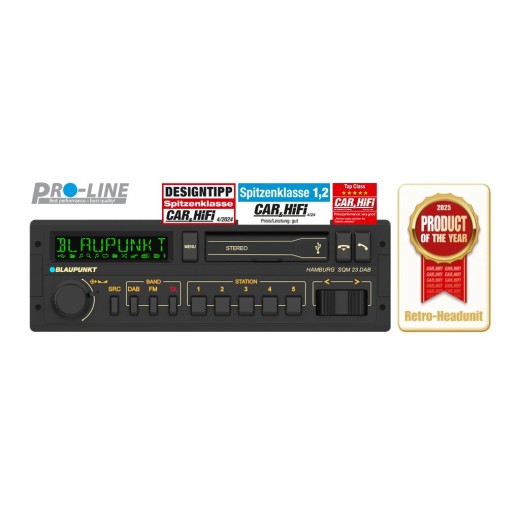 Retro car radio Blaupunkt Hamburg SQM 23 DAB