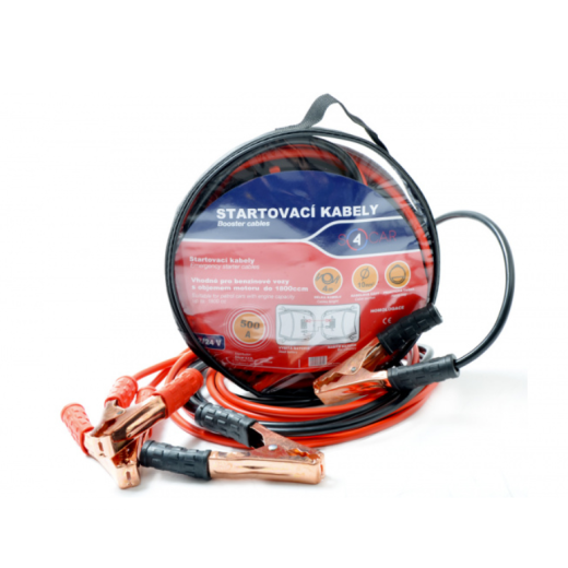 Jumper cables 500A, 4m