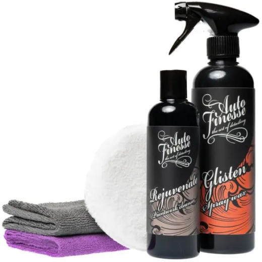 Auto Finesse's large kit for fast waxing new car paint