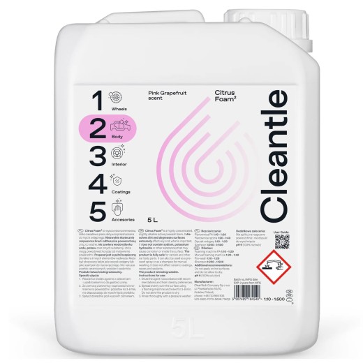 Alkaline active foam Cleantle Citrus Foam2 (5 l)