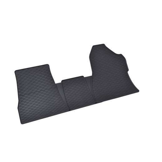 Rubber car mats Rigum for Renault Master 3 seats. (2024 -)