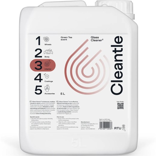 Window cleaner Cleantle Glass Cleaner2 (5 l)