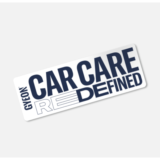 Gyeon Sticker Car Care REDEFINED