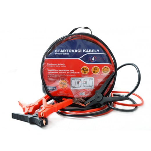 Jump starter cables 400A, 3m, TÜV