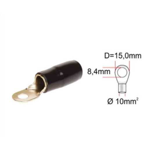 Cable eye ACV 30.4700-13 (1 pc) black