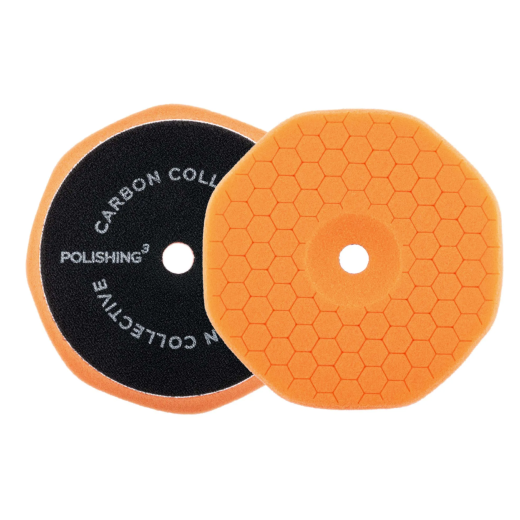 Carbon Collective HEX Foam Polishing Pad (Polishing 3 - Orange) - 5″ (125 mm)