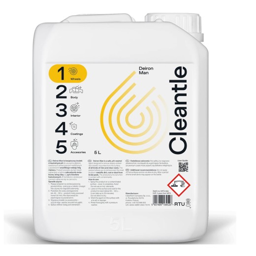 Paint decontamination agent Cleantle Deiron Man (5 l)