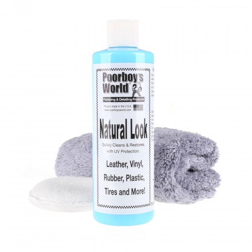 Set of car cosmetics for cleaning and maintenance of interior plastics