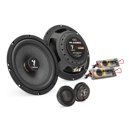 Gladen Gamma 165.2 Slim speakers