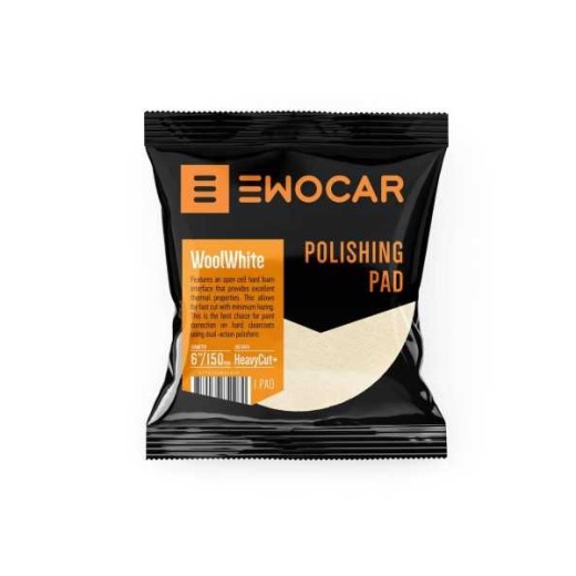 Ewocar WoolWhite Aggressive Wool Pad 140/125 mm