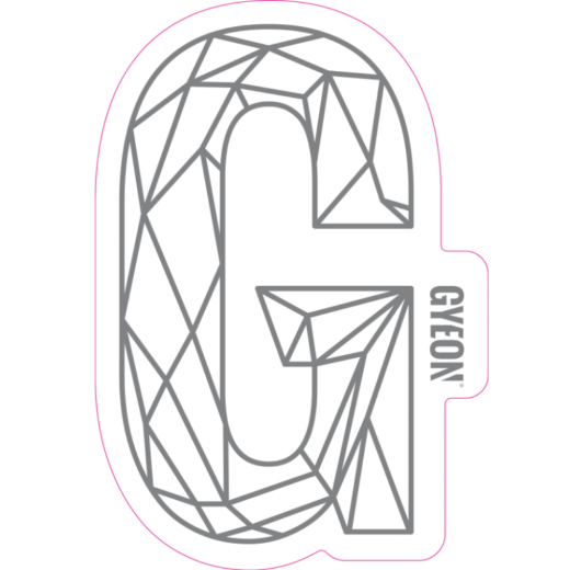 Gyeon G Sticker Silver (200mm x 131.3mm)