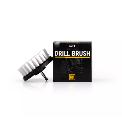 Round brush for cordless drill Work Stuff Drill Brush Soft