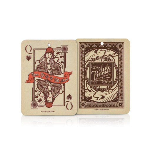 Hanging fragrance Auto Finesse Playing Card Air Freshener QUEEN