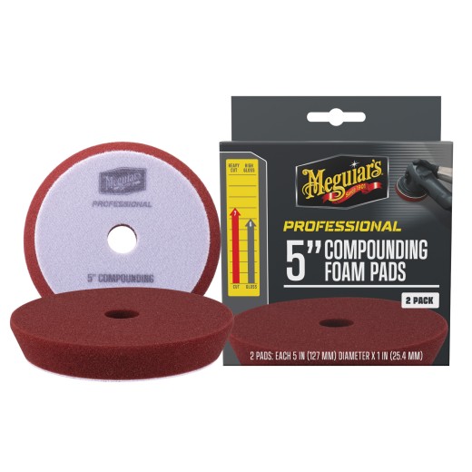 Meguiar's Professional Compound Foam Pad 5" (2 Pack)