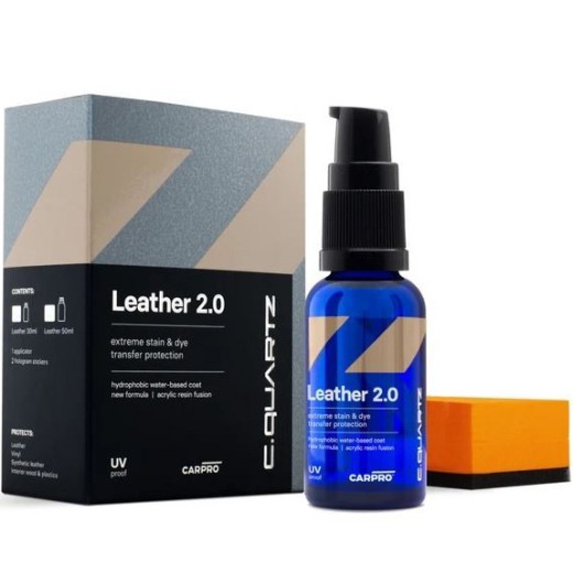 Ceramic skin protection CarPro CQuartz Leather 2.0 (30 ml)