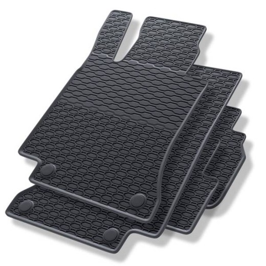 Geyer & Hosaja rubber car mats for Mercedes-Benz C-Class (W205/S205) (2014 - 2021)