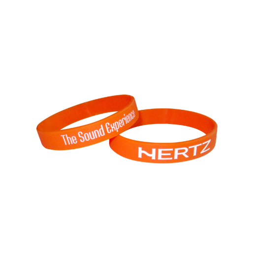 Hertz Orange Bracelet - Hertz Rubber Wristband
