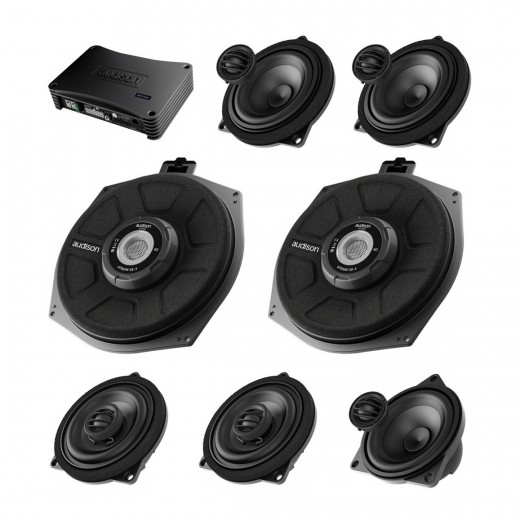 Complete Audison sound system with DSP processor for BMW X1 (F48, F49) with Hi-Fi Sound System