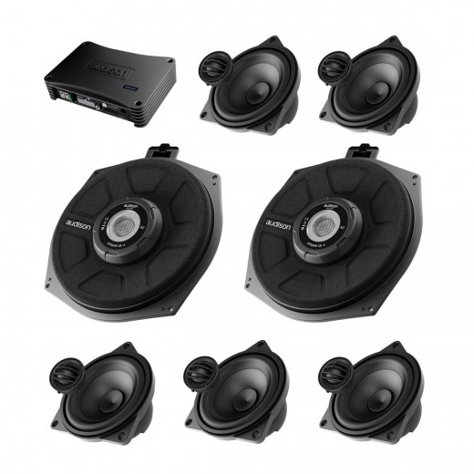 Complete Audison sound system with DSP processor for BMW X5 (E70) with Hi-Fi Sound System