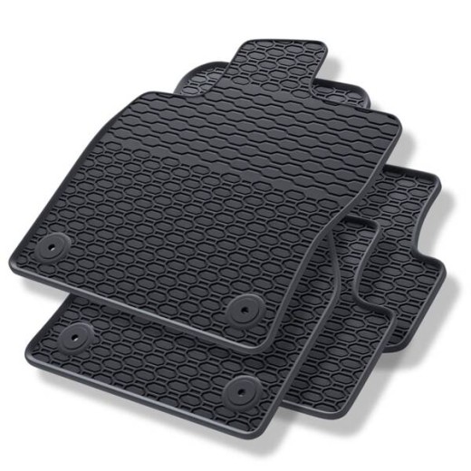 Geyer & Hosaja rubber car mats for Volkswagen T-Roc (2017 ->) / Audi Q2 (2016 ->) / Seat Ateca (2016 ->) / Škoda Karoq (2017 ->)