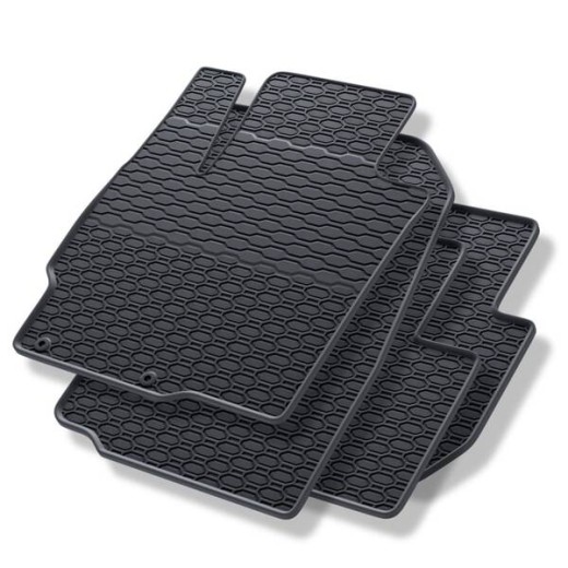 Geyer & Hosaja rubber car mats for Citroën C-Crosser (2007 - 2013) / Mitsubishi Outlander (2012 ->) / Peugeot 4007 (2007 - 2012)