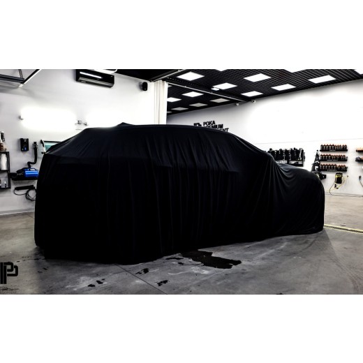 Car cover Poka Premium Equipment Premium quality car cover black with welt - Combi / SUV