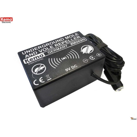 Ultrasonic mole and vole repeller Kemo M069N