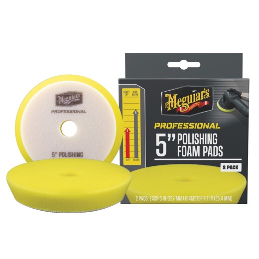 Meguiar's Professional Polishing Foam Pad 5" (2 Pack)