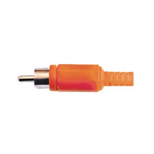 cinch male plastic red