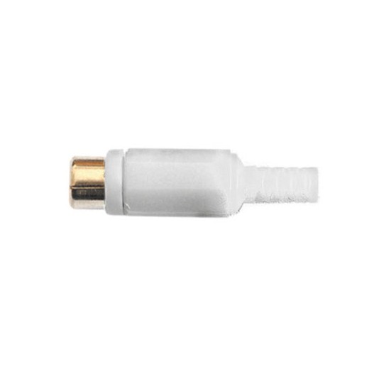 cinch female plastic white