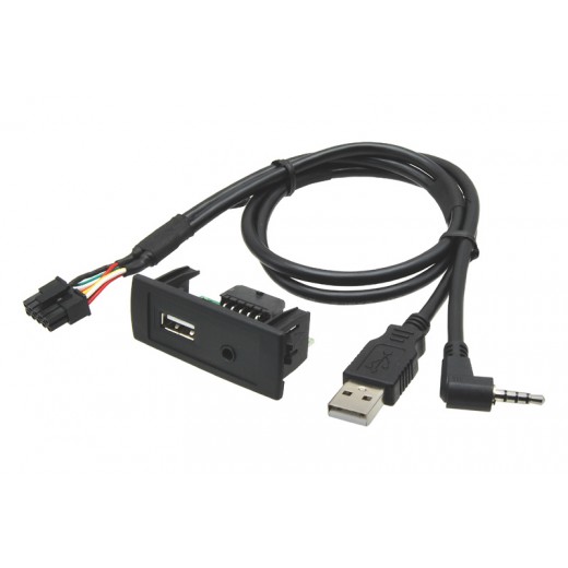 Mercedes USB + JACK connector