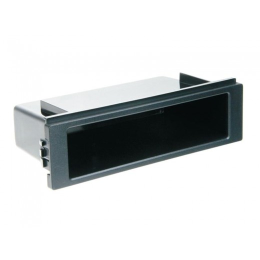 Universal compartment for 2DIN car radio adapters