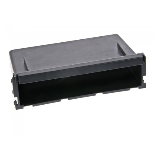 Universal compartment for 2DIN car radio adapters