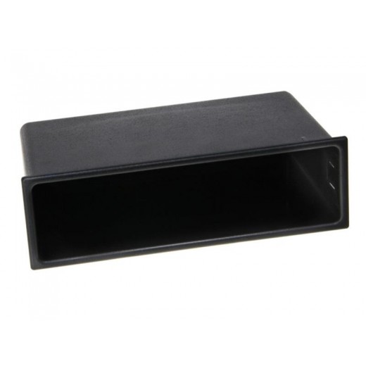 Universal compartment for 2DIN car radio adapters