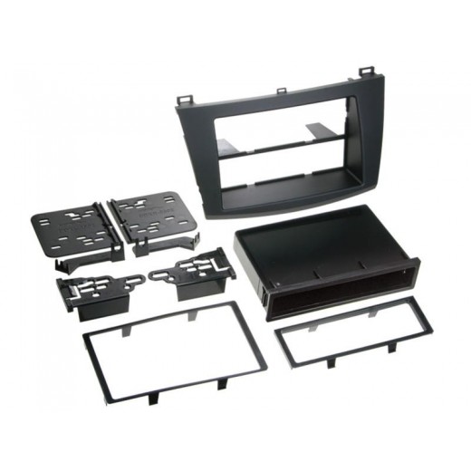 Car radio reduction frame for Mazda 3
