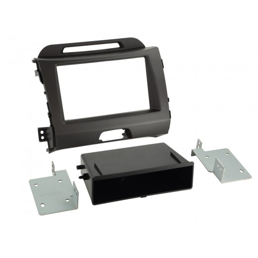 Car radio reduction frame for Kia Sportage III