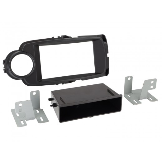 Car radio reduction frame for Toyota Yaris